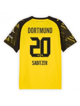 Billige Borussia Dortmund Marcel Sabitzer #20 Hjemmedrakt 2025-26 Kortermet